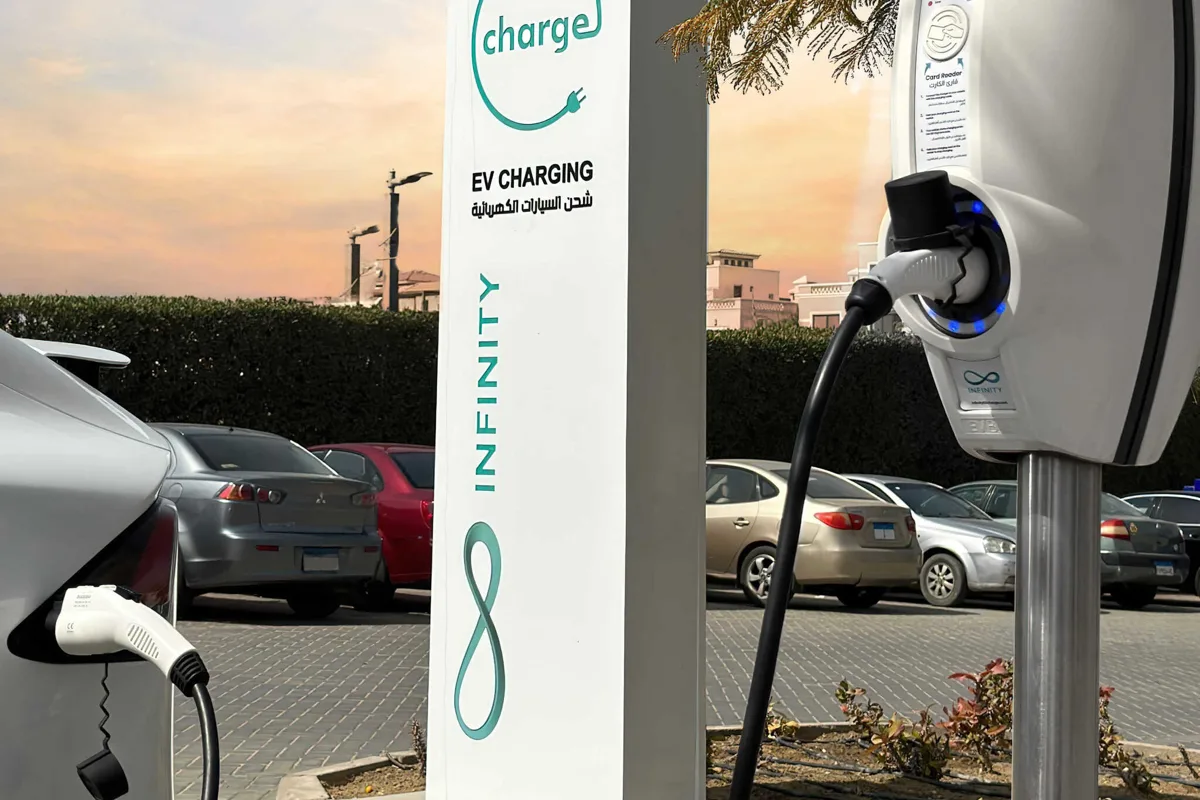 Charging station network map preview